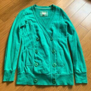 NWOT Aritzia Talula Green Button Down Cardigan